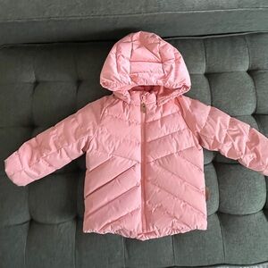 Girls 2T Reima down winter coat pink